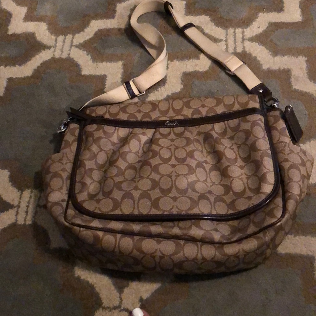 Large Coach Diaper Bag